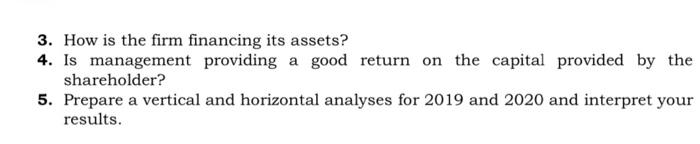 are in CAD (Canadian Dollars). Balance Sheet (2019) Assets Cash 75 Accounts