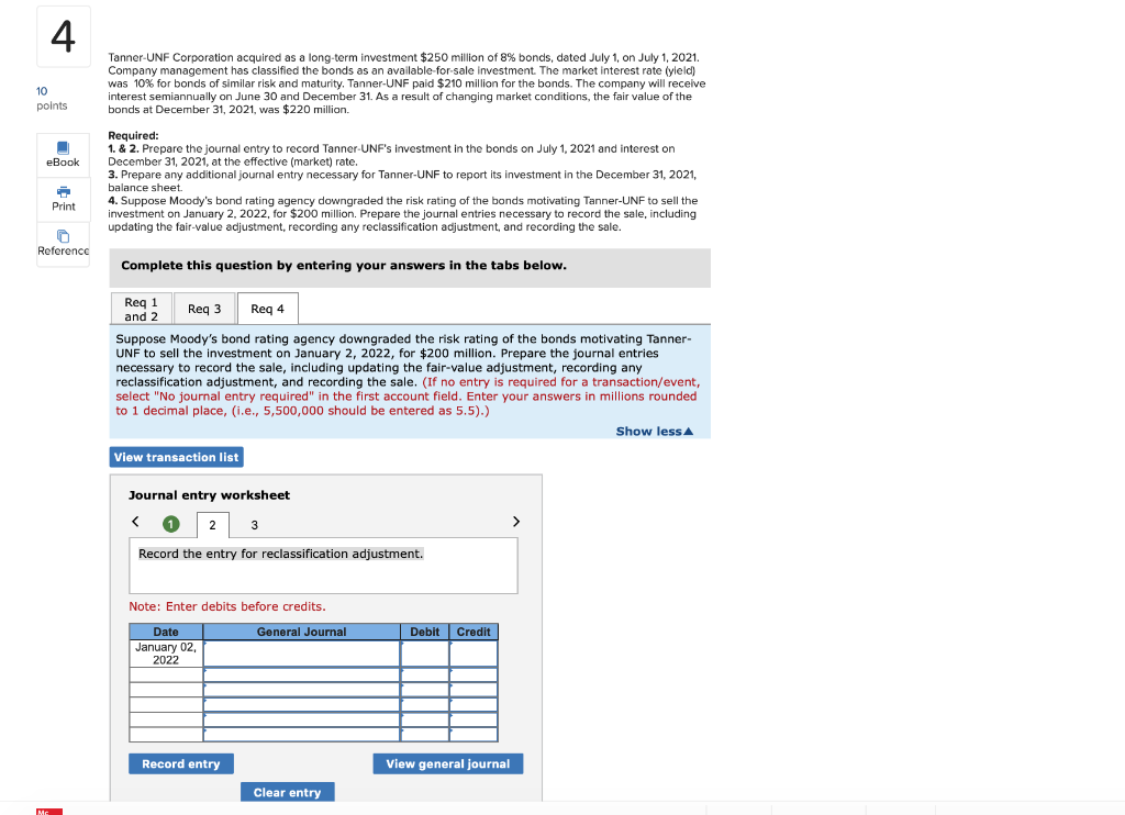 points Tanner-UNF Corporation acquired as a long-term investment $250 million of 8%