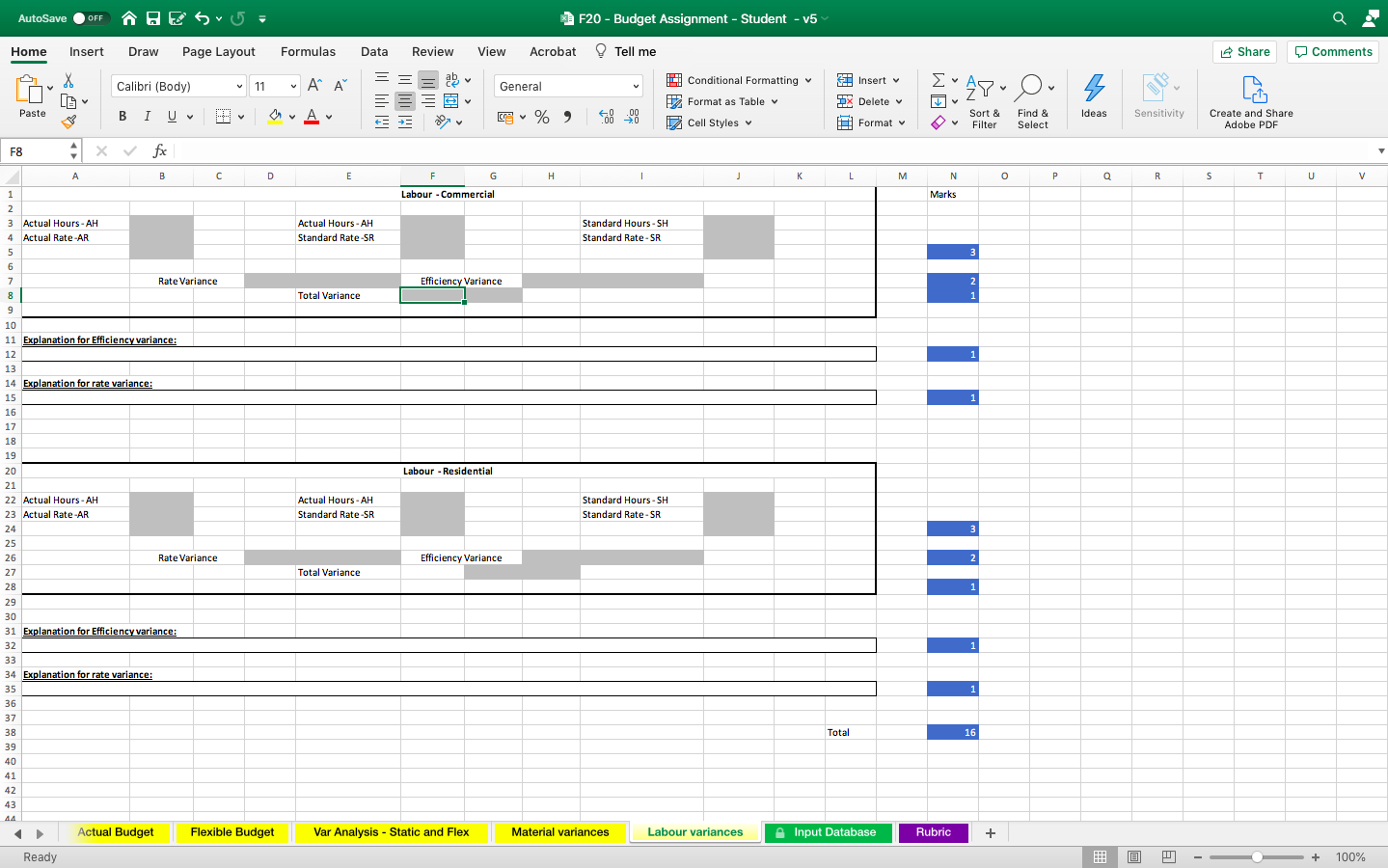 input is required for cells highlighted in grey: 3. The input data