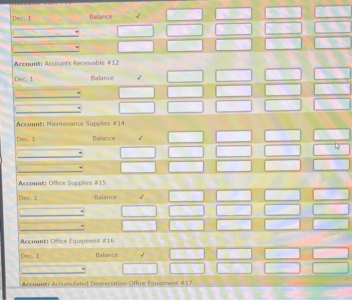 Computer Co., $4,500. Dec. 6. Issued Invoice No. 941 to Ernesto Co.,