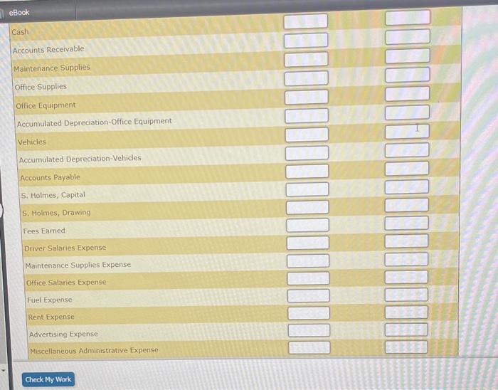 invoice. Dec. 10 Issued Check No. 612 for $330 to Office To