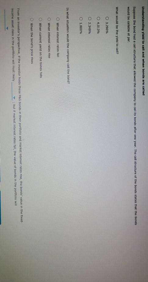 you derive their values? Consider the following case or investment-grade bonds issued
