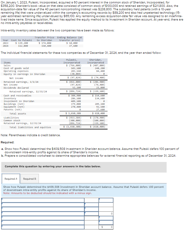  On Janusry 1,2023, Pulaski, Incorporated, acquired a 60 percent interest in