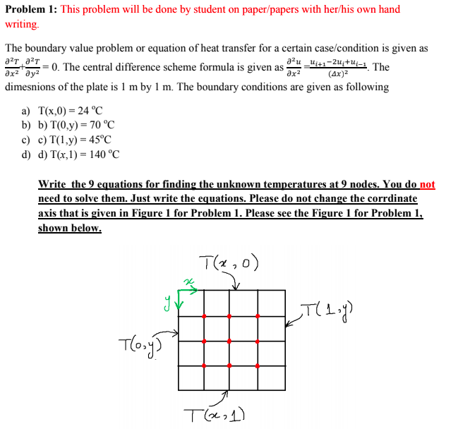 It must be solved by Matlab a2T a27 + axlaya Problem 1: