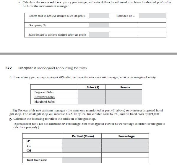 Screaming Saloon Inn. He now provides you with the following information about