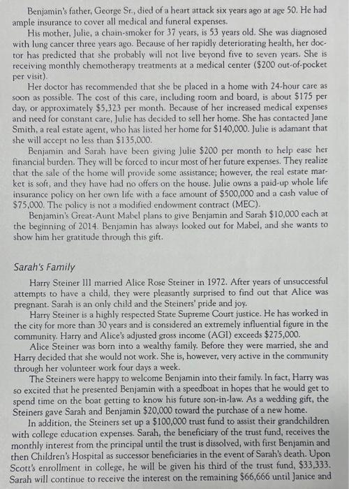 a list of 18 questions at the end, only 5 are required.