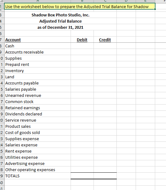 during 2021. Events Background Info An accounting equation grid for you to