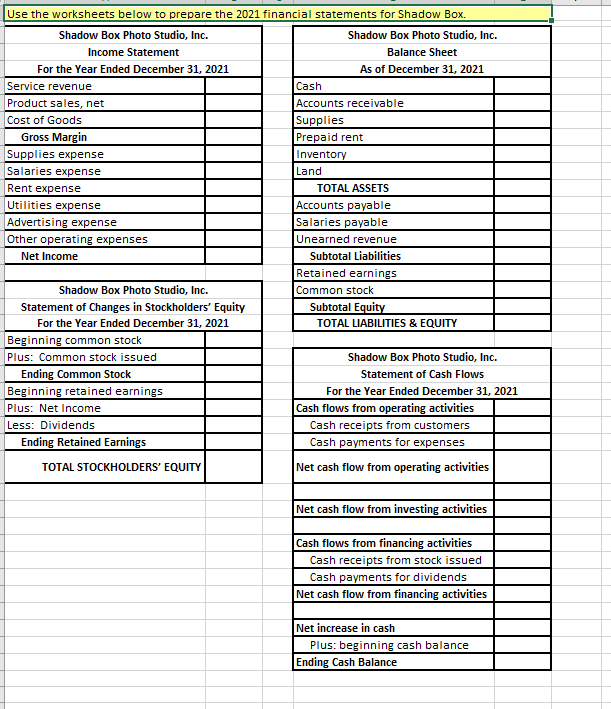 analyze the impacts of the events. Grid Completion Required Note check totals