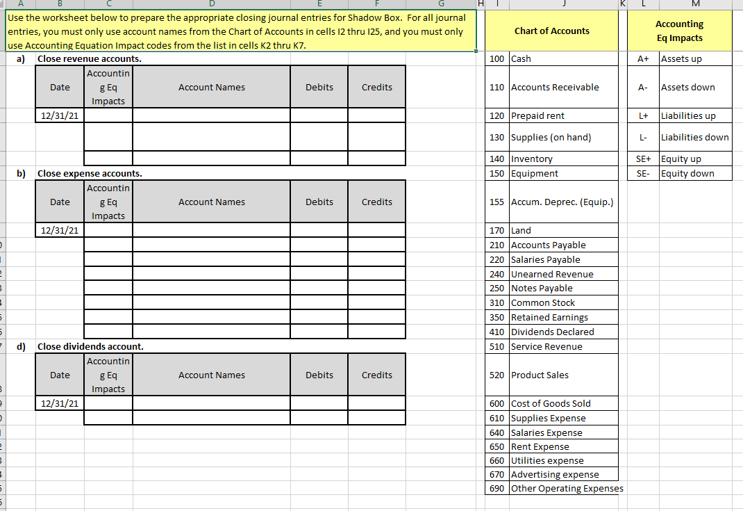 on rows 42-46 4 A worksheet to analyze the cost of inventory