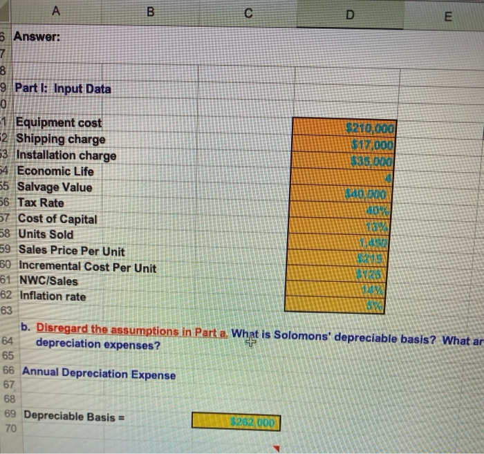 use help on part f! . Estimate the required net working capital