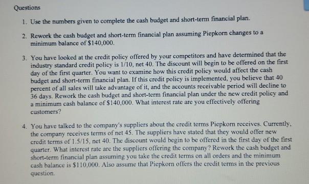 to work in the newly established treasury department. Piepkorn Manufacturing is a