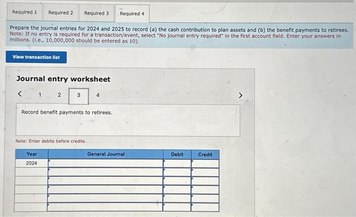 retirees in 2025=$540. h. No changes in actuarial assumptions or estimates. 1.