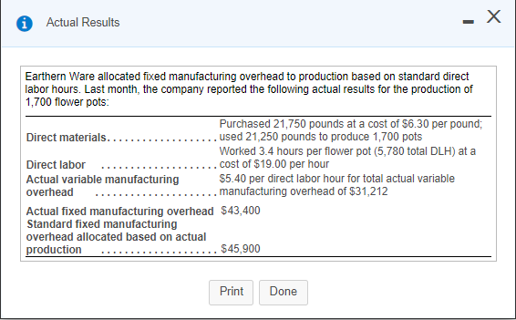 of 10 pts X E11-28A (similar to) Question Help Earthern Ware is