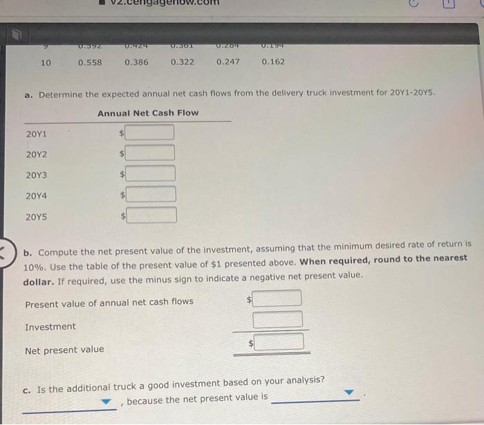considering the purchase of an additional delivery vehicle for $37,000 on January