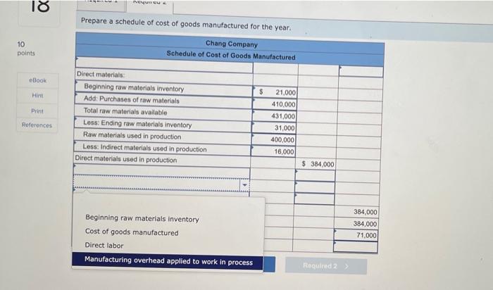 Manufacturing overhead costs incurred: Indirect materials Indirect labor Property taxes, factory Utilities,