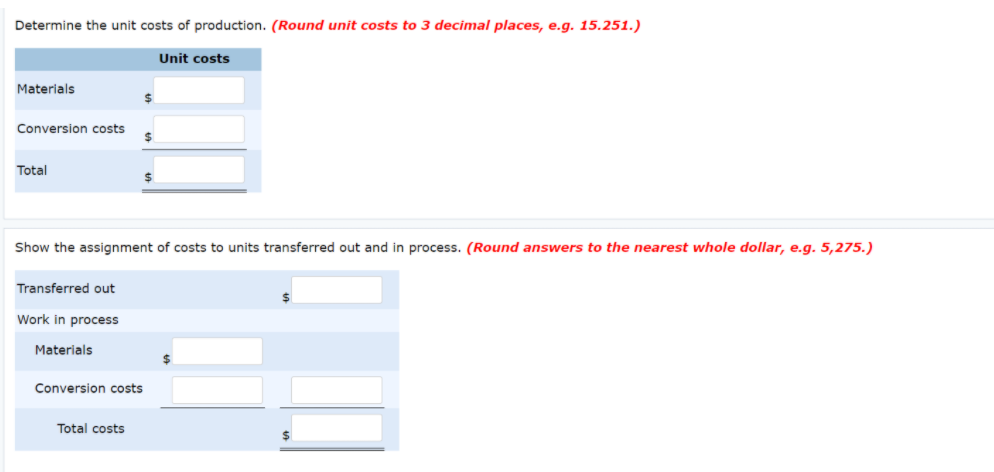 the same format as above Toronto Manufacturing Ltd. has the following cost
