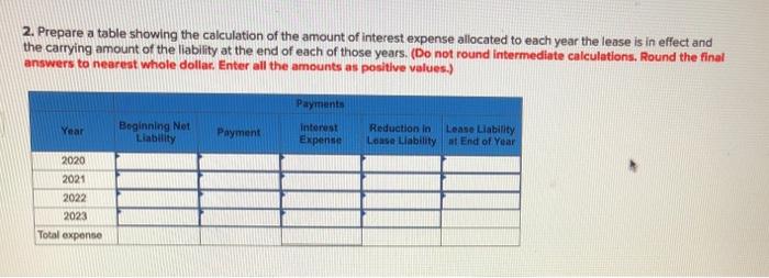 on January 1, 2020, under a contract calling for four annual payments