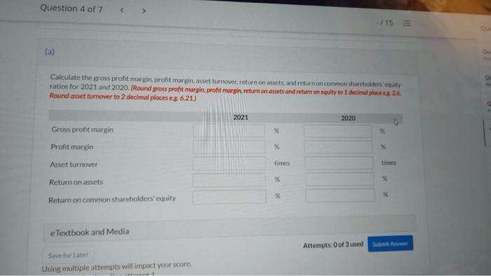 The following selected information is for Tri Town Corporation Total assets Total