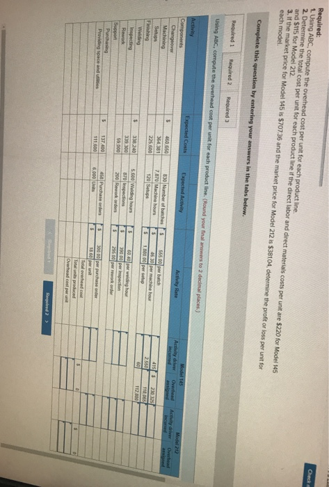 produces two different models of air conditioners. The company produces the mechanical