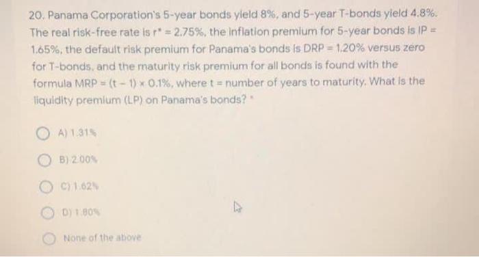 bonds change from 12% to 14%, A) both bonds will increase in