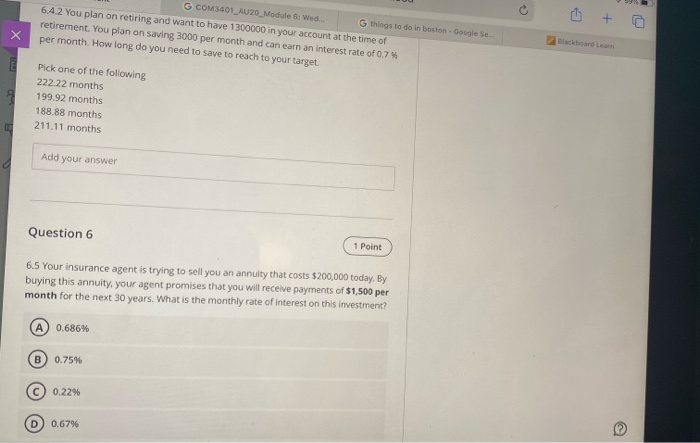  G COM3401_AU20_Module 6: Wed... G things to do in boston -