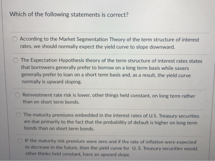 years into the future, the higher the interest rate assumption that can