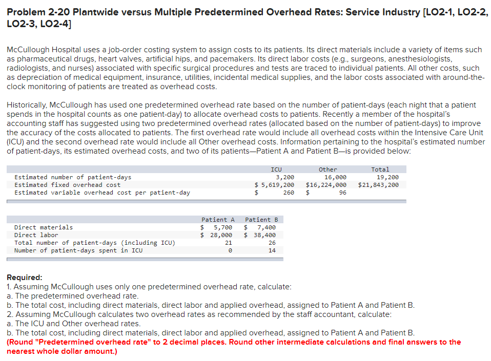  I didn't know how to solve 2a and 2b. Problem 2-20