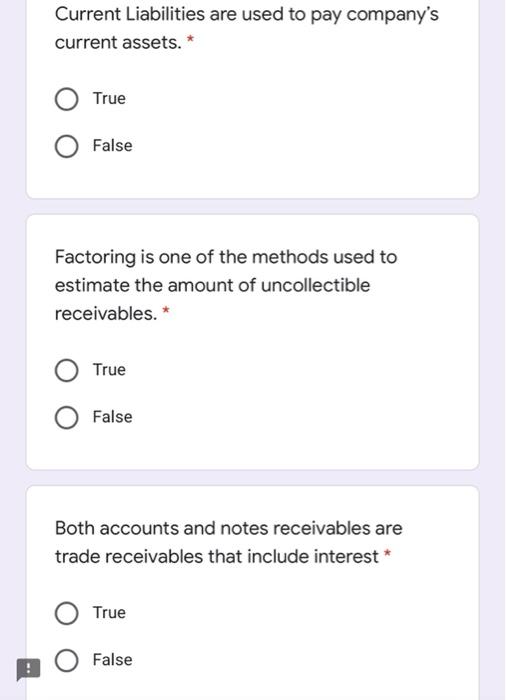 please help wont forget to like Current Liabilities are used to pay