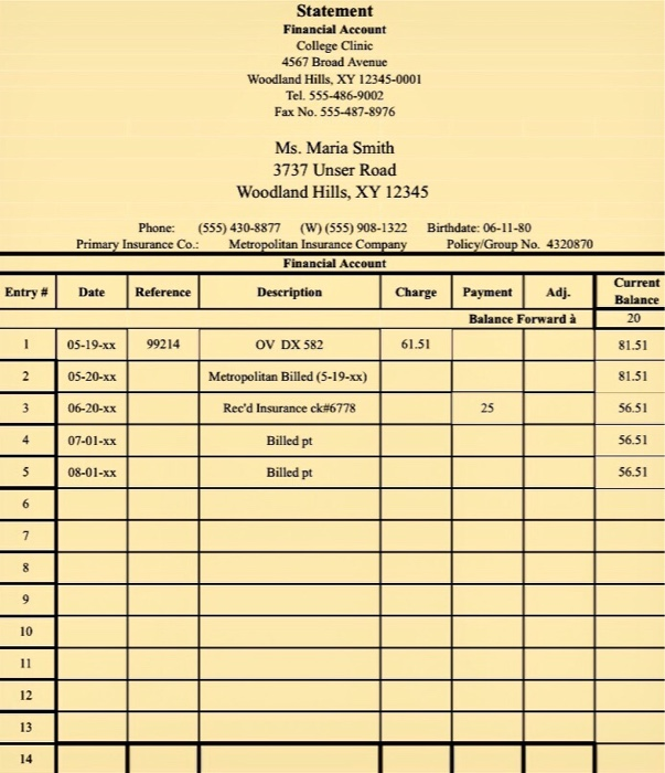  Assignment - Manually Post A Courtesy Adjustment Use the information provided