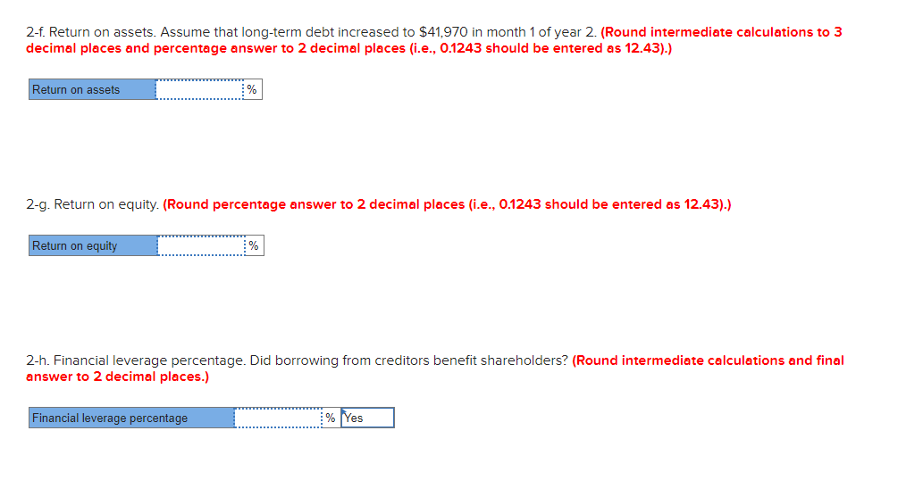 2, for Goldfish Company showed the following summarized data: Year 2 Year