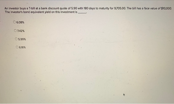 yield given a marginal tax rate of 25%? Multiple Choice 0 5.25%