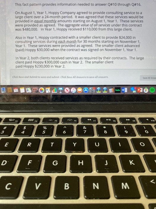  12 use the first two photos This fact pattern provides information