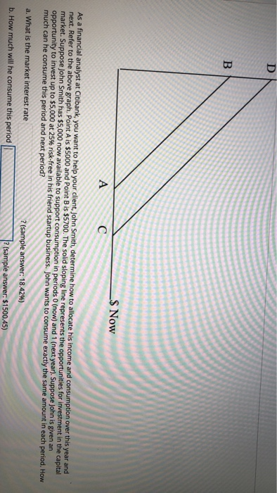 i dont get what is missing point A is $5000 and point