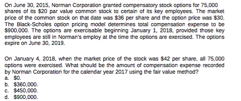 its $10 par value common stock to its key employees. The market
