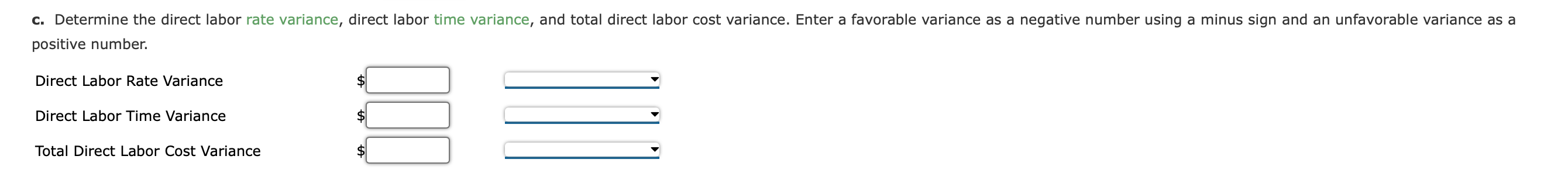 week is as follows: Required: a. Determine the standard cost per unit
