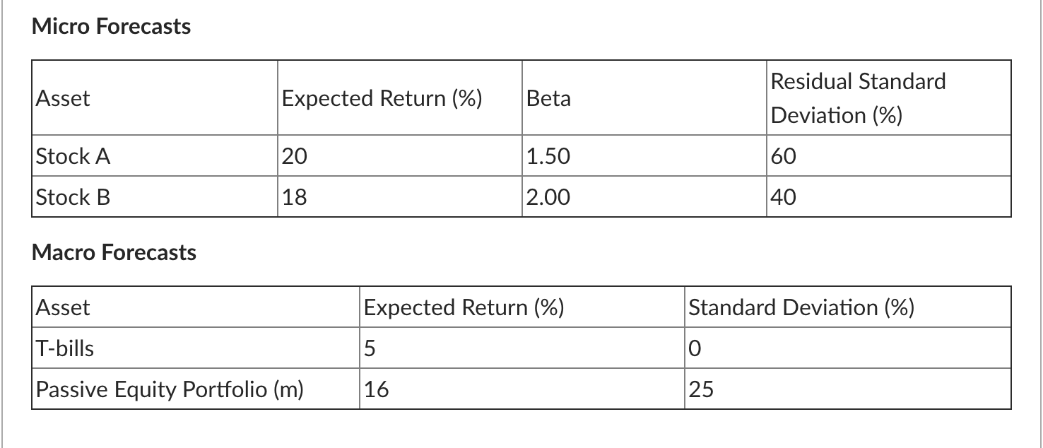A portfolio manager summarizes the input from the macro and micro forecasts