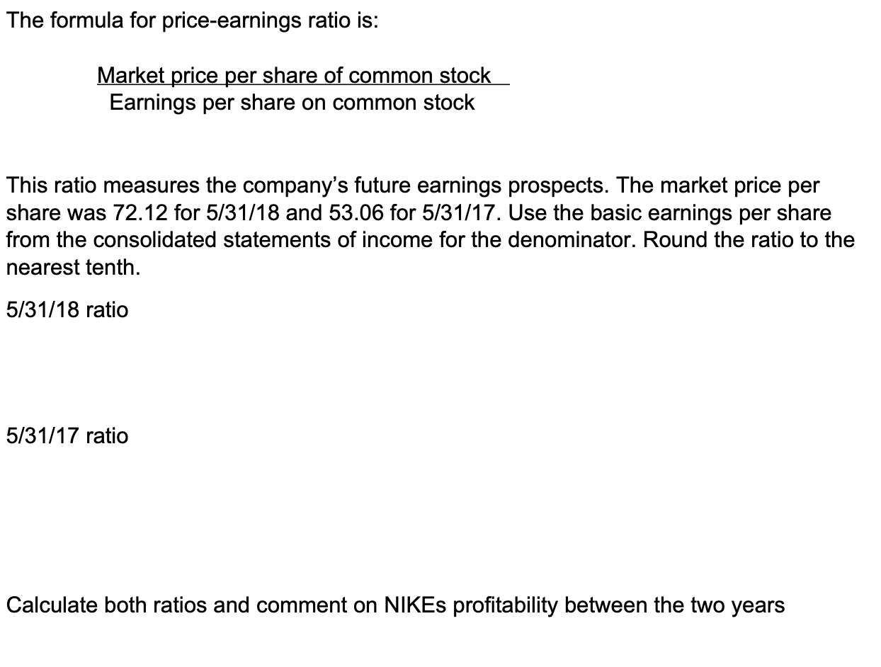 I can better understand. Thank you so much! Ratios: return on common