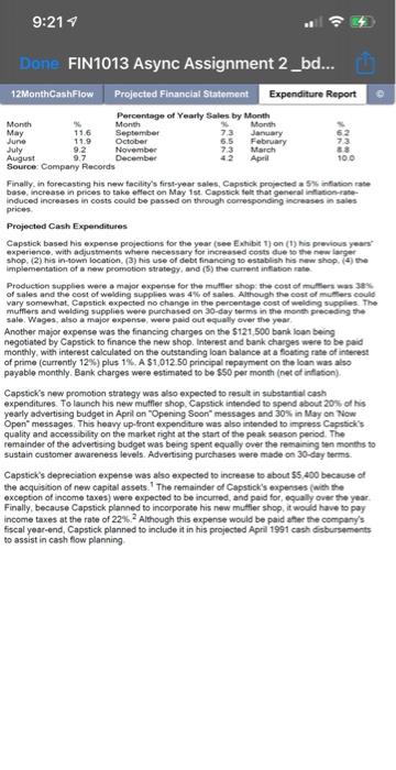 12-Month Cash Flow Period Beginning 1/1/20 01/01 791 107101 12/1/91 1/1/92 2/192