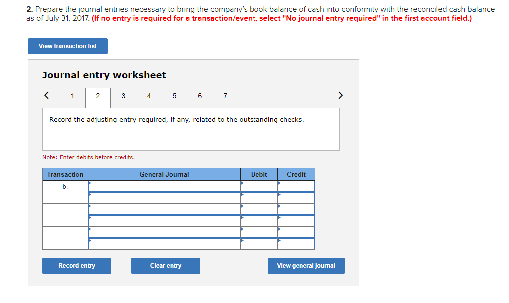 a bank reconciliation and recording adjustments LO P3 [The following information applies