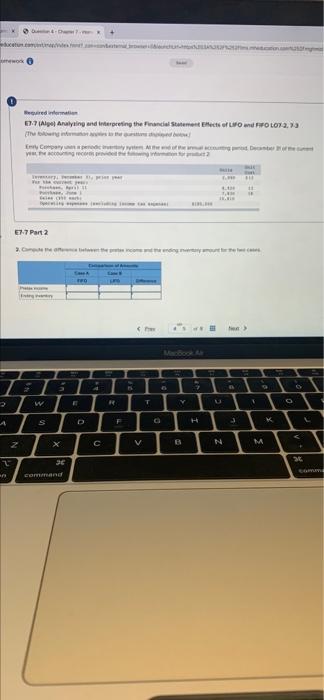  O Bered information E7 Alpe Analyzing and interpreting the Financial Statementets