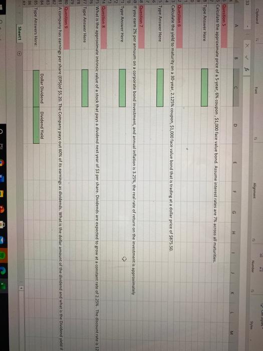  Bicboard Font Alignment Bytes X M 5 Question 5 Calculate the
