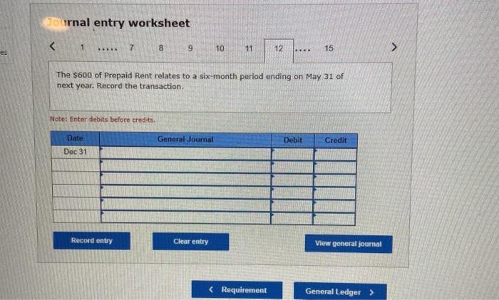 $1.1. Record the transaction Note: Enter debits before credits Date General Journal