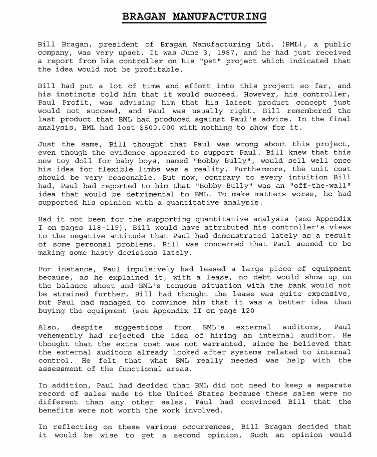  Identify the Issues, providing an analysis (Quantitative and Qualitative) and recommendations