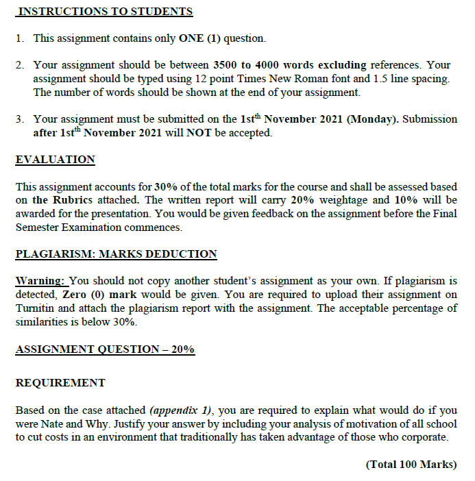 university is under strong financial pressures, and the university president has asked