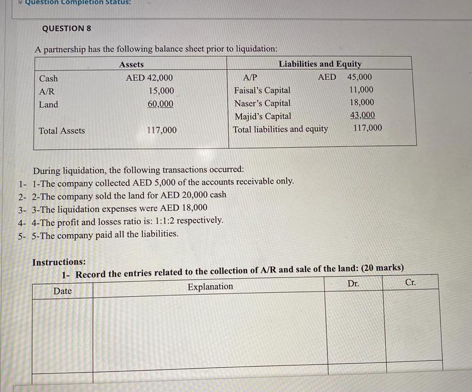  kindly solve its as soon as possible Question completion Status: QUESTION