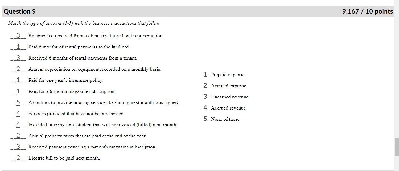 Accounting Adjustment process. One of these are wrong, It will not tell