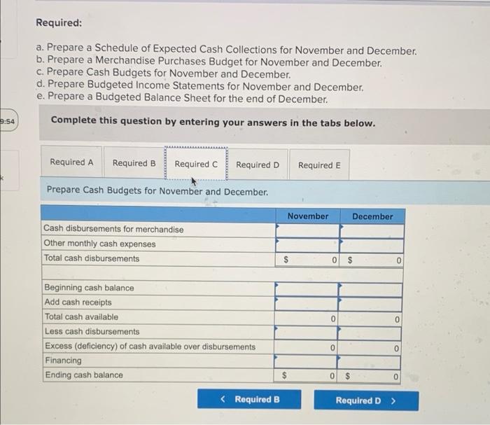 for November, $360,000 for December, and $350,000 for January Collections are expected