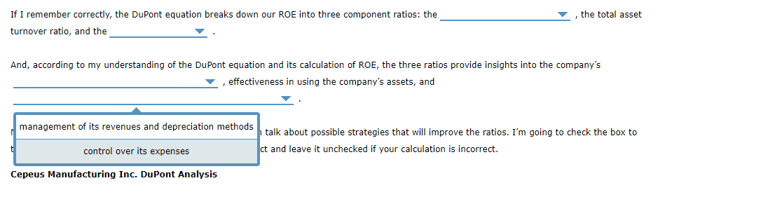help? JASON: I've been reviewing the company's financial statements and looking for