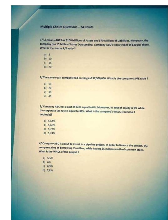 the impact on return per share a) It will increase b) It