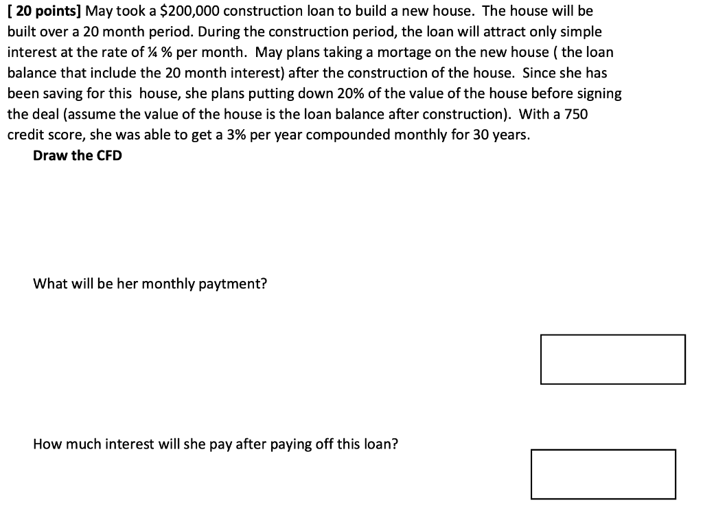  can someone help me with this? thanks [ 20 points] May